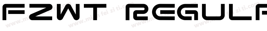 FZWT Regular字体转换